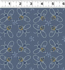 Honeybee Lattice Bees - Dark Denim