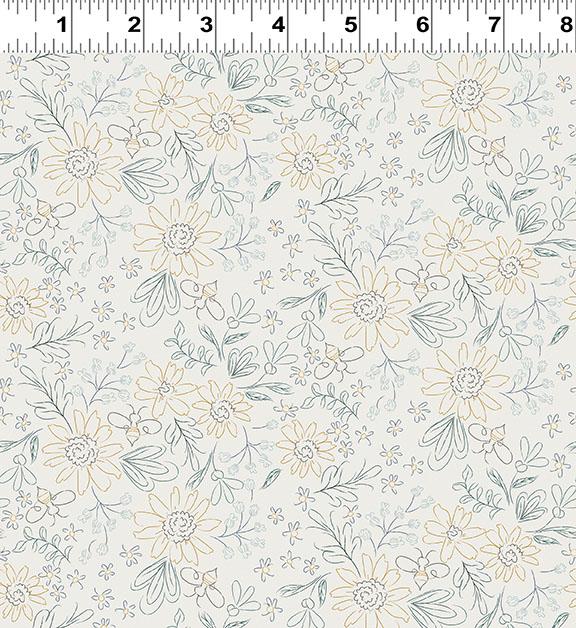 Honeybee Linework - Lt Cream