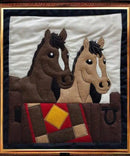 Horses Quilt Wall Hanging Kit 13" x 15"