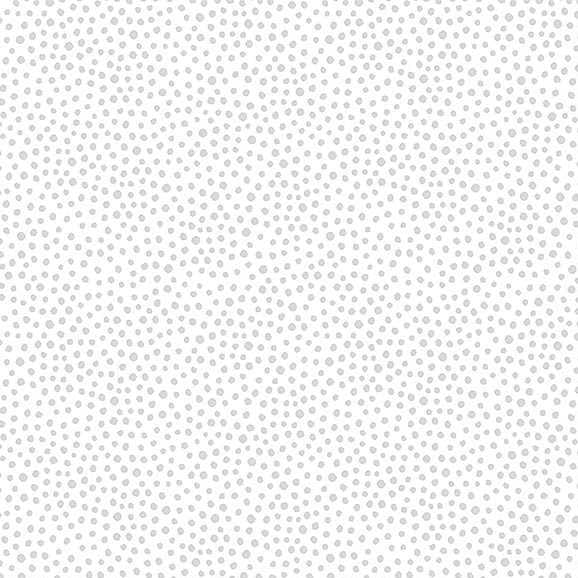 Whiteout Clustered Dots - White