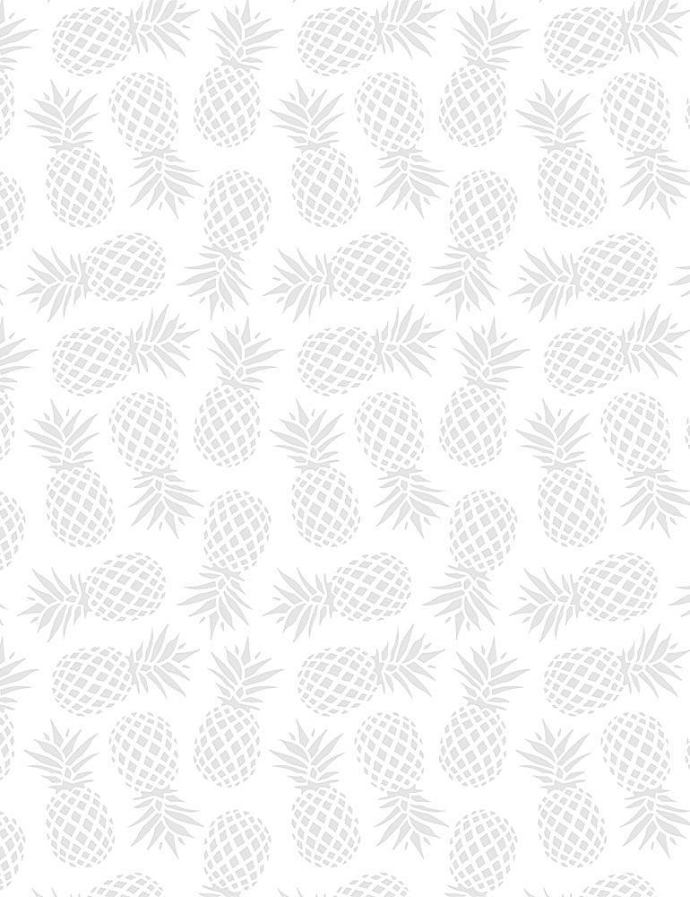 Whiteout Pineapples - White