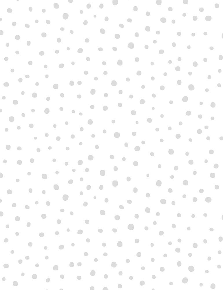 Whiteout Random Dots - White