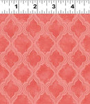 Hummingbird Days Damask - Coral