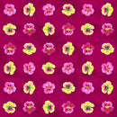 Hummingbird Heaven Flower Dot Fuchsia