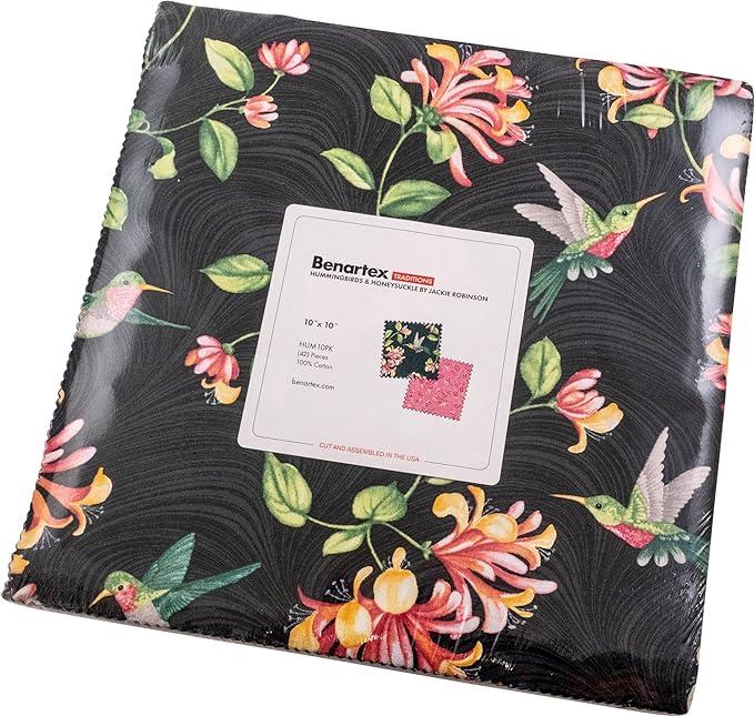 Hummingbirds & Honeysuckle 5" Squares - 42 pcs