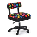 Hydraulic Sewing Chair - Buttons Black
