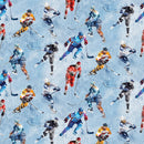 Ice Hockey Players - Light Blue
