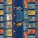 Ice Hockey Stripe - Navy/Multi