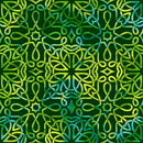 Irish Folk-Celtic Knot Texture/Dark Green