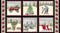 It's Christmas Time 24" Block Panel - Gray