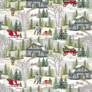 It's Christmas Time Winter Scenic - Gray