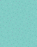 Jacobean Garden Dot to Dot - Aqua