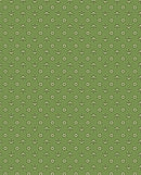 Jacobean Garden Flower Gems - Green