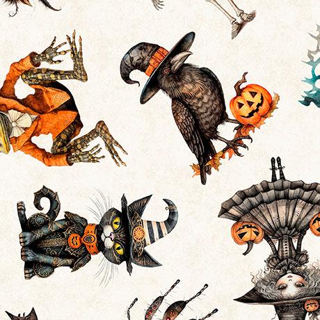 Jeepers Creepers Halloween Character Toss - Cream
