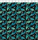 La Luna Moths & Moons - Teal