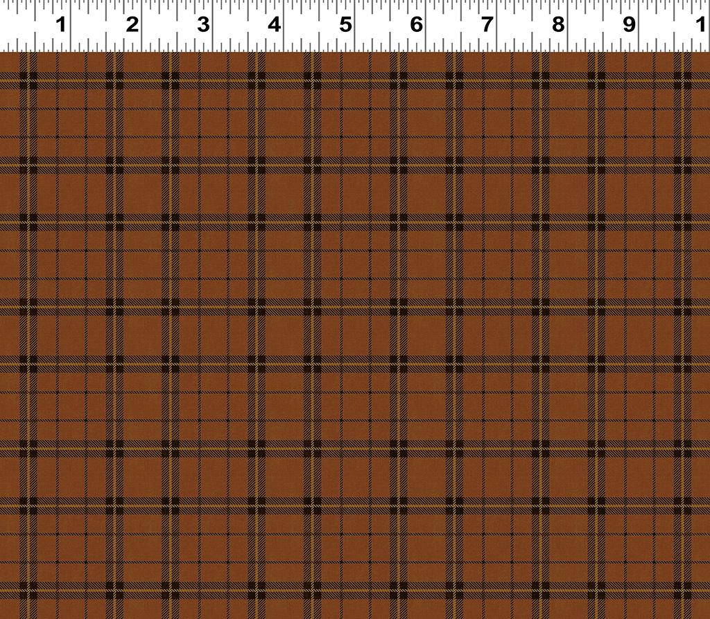 Lake & Lodge Plaid - Dark Rust – Bits 'n Pieces Quilt Shop