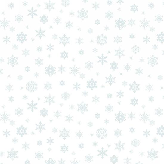 Landscape Medley Snowflake - White