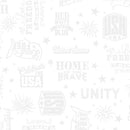 Liberty Whites Patriotic Words - White