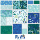 Little Boy Blue 5" Squares - 42 pieces