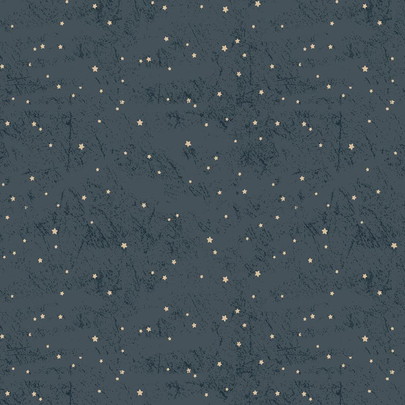 Living the Dream Flannel Stars - Light Navy