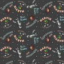 Looney Tunes II Retro Characters Charcoal