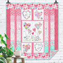 Love Is In The Air - Through the Window Quilt Kit