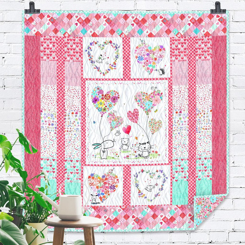 Love Is In The Air - Through the Window Quilt Kit