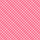 Love is in the Air Diagonal Plaid - Light Red