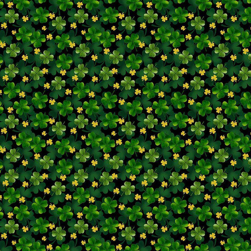 Lucky Shamrocks - Black