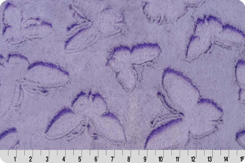 Luxe Cuddle Frosted Butterfly - Lavender