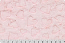 Luxe Cuddle Heather Hearts - Rosewater 68"x60" pre-cut