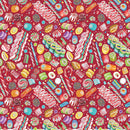 Magical Season Magical Sweets - Red/Multi  enhanced with Pearlescent
