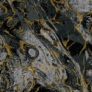 Marbled Earth Metallic - Charcoal