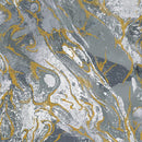 Marbled Earth Metallic - Gray