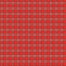 Meowy Christmas Painted Plaid - Red