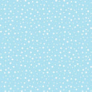 Meowy Christmas Snow Dots - Light Turquoise