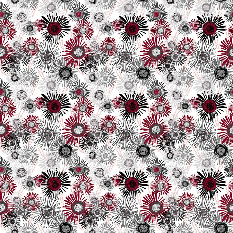 Merlot Crazy Daisies -  Multi