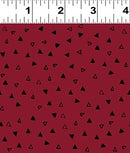 Merlot Triangles - Dark Red