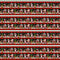 Merry Town - Border Stripe 1 1/2 yard Cut