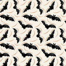 Midnight Masquerade Vintage Batty Toss - Ecru