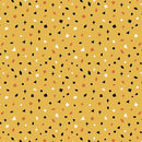 Midnight Masquerade Vintage Confetti Toss - Yellow