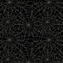 Midnight Masquerade Vintage Spider Web - Black