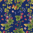 Minu and Wildberry Berry Vine - Navy