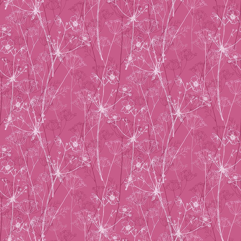 Minu and Wildberry Tonal Floral - Pink