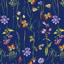 Minu and Wildberry Tossed Buds - Navy