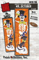 Oct  MM12-10  Mr. October Pattern, button and hanger.