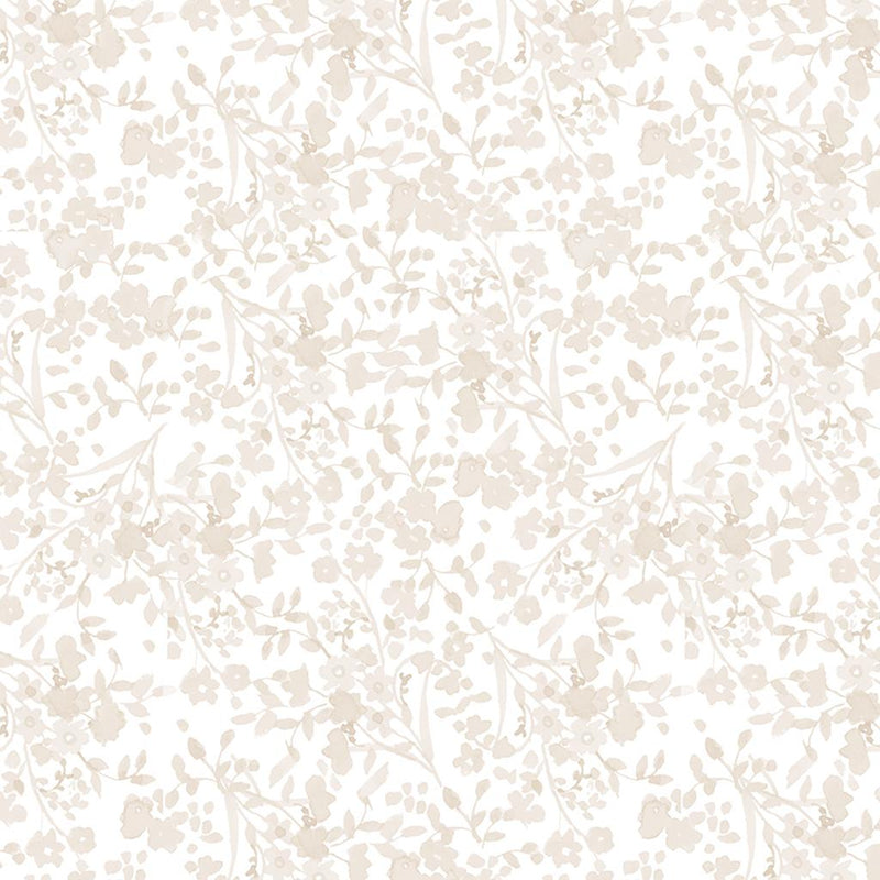 My Happy Place Tonal Floral - Taupe