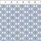 NYSNO (New Snow) Snowflake Grid - Blue