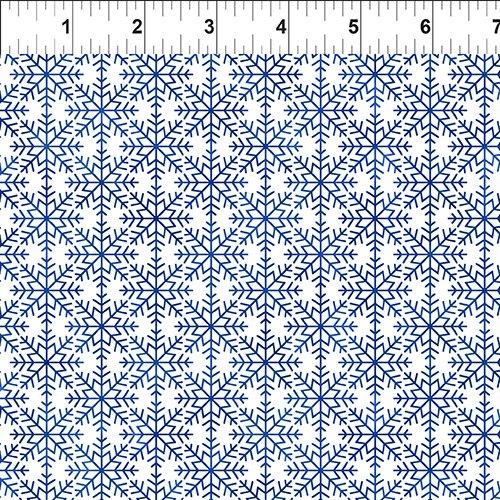 NYSNO (New Snow) Snowflake Grid - Blue