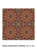 Newest Worlds Worldly Mandala - Rose/Multi